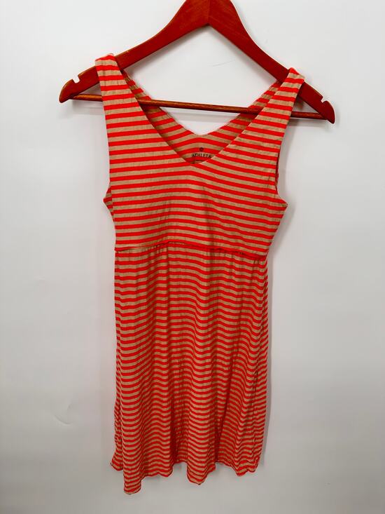 Athleta Dresses & Skirts - ATHLETA Santorini Striped Stretch Jersey V Neck Dress // S